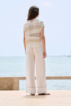 Load image into Gallery viewer, Rustic Sleeveless Sweater - Ecru