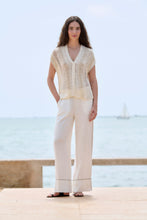 Load image into Gallery viewer, Rustic Sleeveless Sweater - Ecru