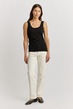 Load image into Gallery viewer, Scoop Merino Tank - Black