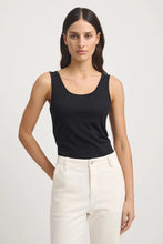 Load image into Gallery viewer, Scoop Merino Tank - Black