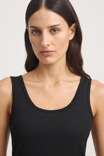 Load image into Gallery viewer, Scoop Merino Tank - Black