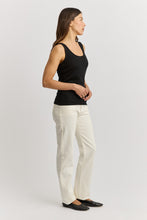 Load image into Gallery viewer, Scoop Merino Tank - Black