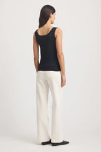 Load image into Gallery viewer, Scoop Merino Tank - Black