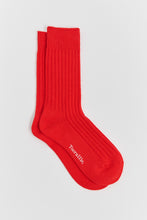 Load image into Gallery viewer, Ribbed Merino Socks - Poppy