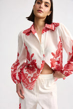 Load image into Gallery viewer, Vivian Blouse - Ruby Antique