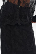 Load image into Gallery viewer, Cleo Skirt - Nero Lace