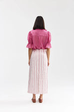 Load image into Gallery viewer, Leonie Blouse - Poppy Bark Stripe