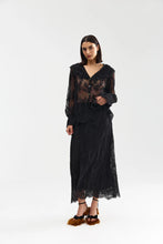 Load image into Gallery viewer, Cleo Blouse - Nero Lace