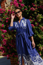 Load image into Gallery viewer, Long-Sleeve Marley Dress - Royal Lace
