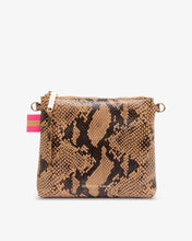 Load image into Gallery viewer, Alexis Crossbody - Caramel Python