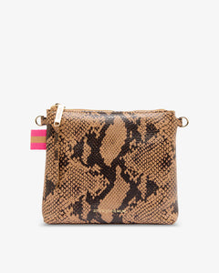 Alexis Crossbody - Caramel Python