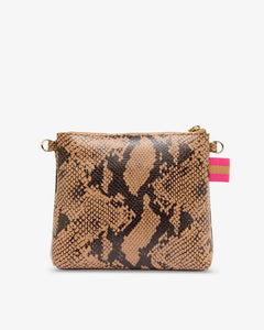 Alexis Crossbody - Caramel Python