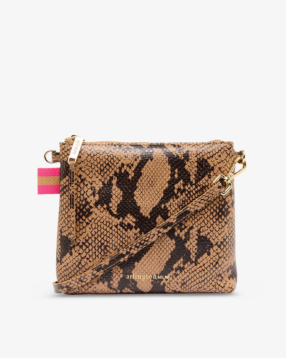 Alexis Crossbody - Caramel Python
