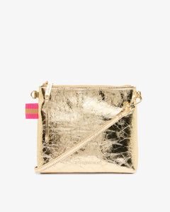 Alexis Crossbody - Gold Crinkle