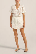 Load image into Gallery viewer, Delia White Eyelet Jacket - White