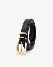 Load image into Gallery viewer, Adele Belt - Black Lizard