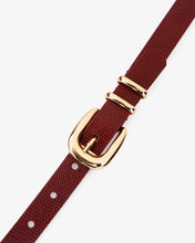 Load image into Gallery viewer, Adele Belt - Garnet Lizard