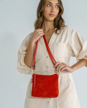 Load image into Gallery viewer, Alexis Crossbody - Red Suede