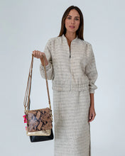 Load image into Gallery viewer, Alexis Crossbody - Caramel Python