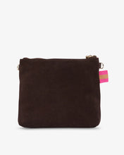 Load image into Gallery viewer, Alexis Crossbody - Chocolate Suede