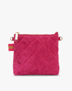 Alexis Crossbody - Hot Pink Quilted