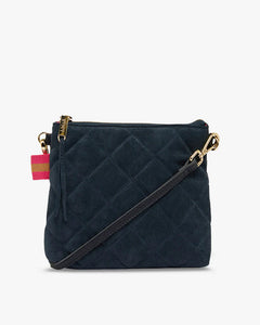 Alexis Crossbody - Navy Quilted