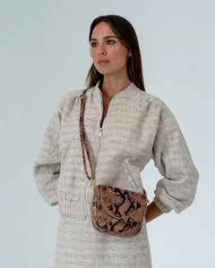 Alegra Bag -Caramel Python