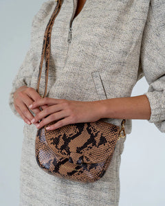 Alegra Bag -Caramel Python