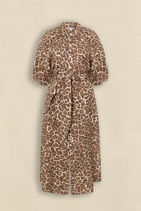 Flourish Dress - Ocelot print