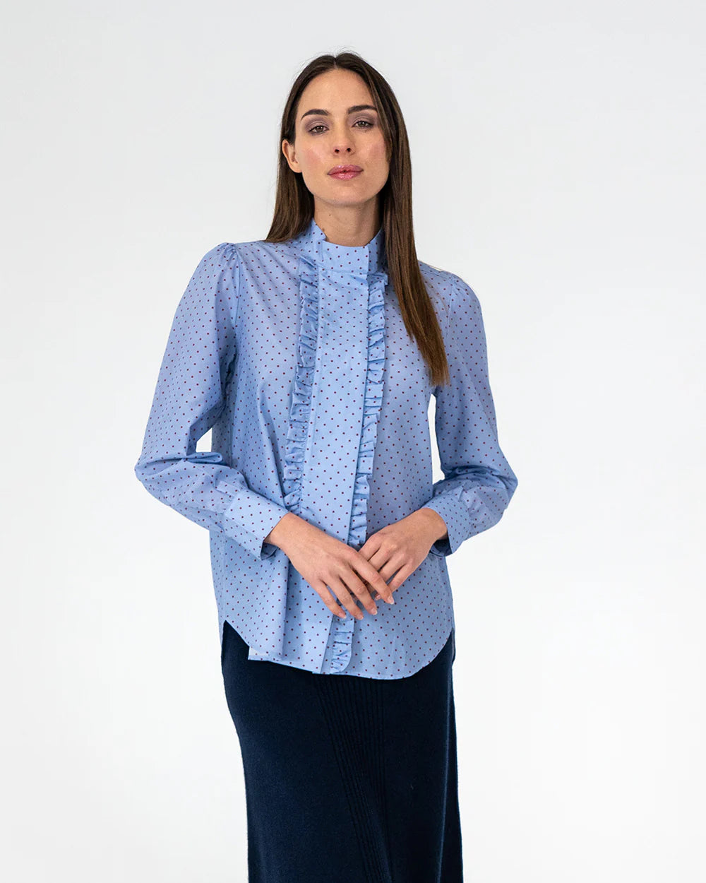 Ashley Blouse - Polka Dot