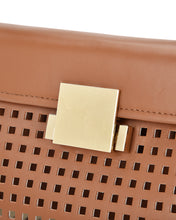 Load image into Gallery viewer, Aurora Bag - Perforated Dark Tan