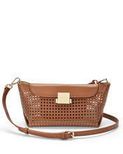 Load image into Gallery viewer, Aurora Bag - Perforated Dark Tan