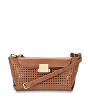 Load image into Gallery viewer, Aurora Bag - Perforated Dark Tan