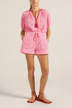 Load image into Gallery viewer, Talus Shorts - Pink &amp; Red Eyelet