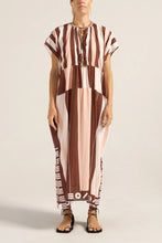 Load image into Gallery viewer, The Thaddeus Caftan - Pink/Brown