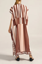 Load image into Gallery viewer, The Thaddeus Caftan - Pink/Brown