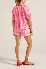 Load image into Gallery viewer, Talus Shorts - Pink &amp; Red Eyelet