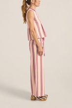 Load image into Gallery viewer, Tzimi Top - Pink Mykonos Stripe