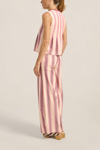 Load image into Gallery viewer, Tzimi Top - Pink Mykonos Stripe
