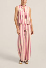 Load image into Gallery viewer, Tzimi Top - Pink Mykonos Stripe