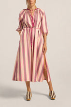 Load image into Gallery viewer, Priam Caftan – Pink Mykonos Stripe