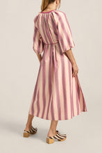 Load image into Gallery viewer, Priam Caftan – Pink Mykonos Stripe