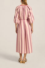 Load image into Gallery viewer, Priam Caftan – Pink Mykonos Stripe