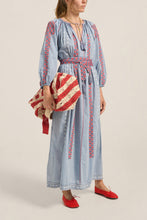 Load image into Gallery viewer, Parnassus  Caftan – Blue Chambray
