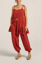 Load image into Gallery viewer, Vassili Cotton Voile Pants – Red