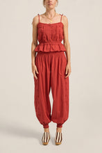 Load image into Gallery viewer, Vassili Cotton Voile Pants – Red
