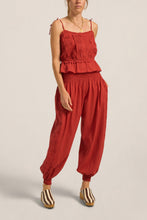Load image into Gallery viewer, Vassili Cotton Voile Pants – Red