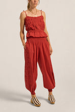 Load image into Gallery viewer, Vassili Cotton Voile Pants – Red