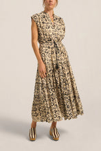 Load image into Gallery viewer, Rhea Voile dress - Black Batik