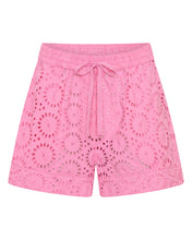 Load image into Gallery viewer, Talus Shorts - Pink &amp; Red Eyelet